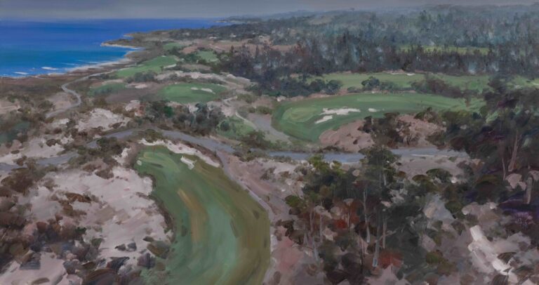 Leading Chinese artist to exhibit golf course paintings in London - Golf News