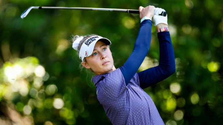 Nelly Korda holds early lead at 2024 KPMG Women’s PGA Championship